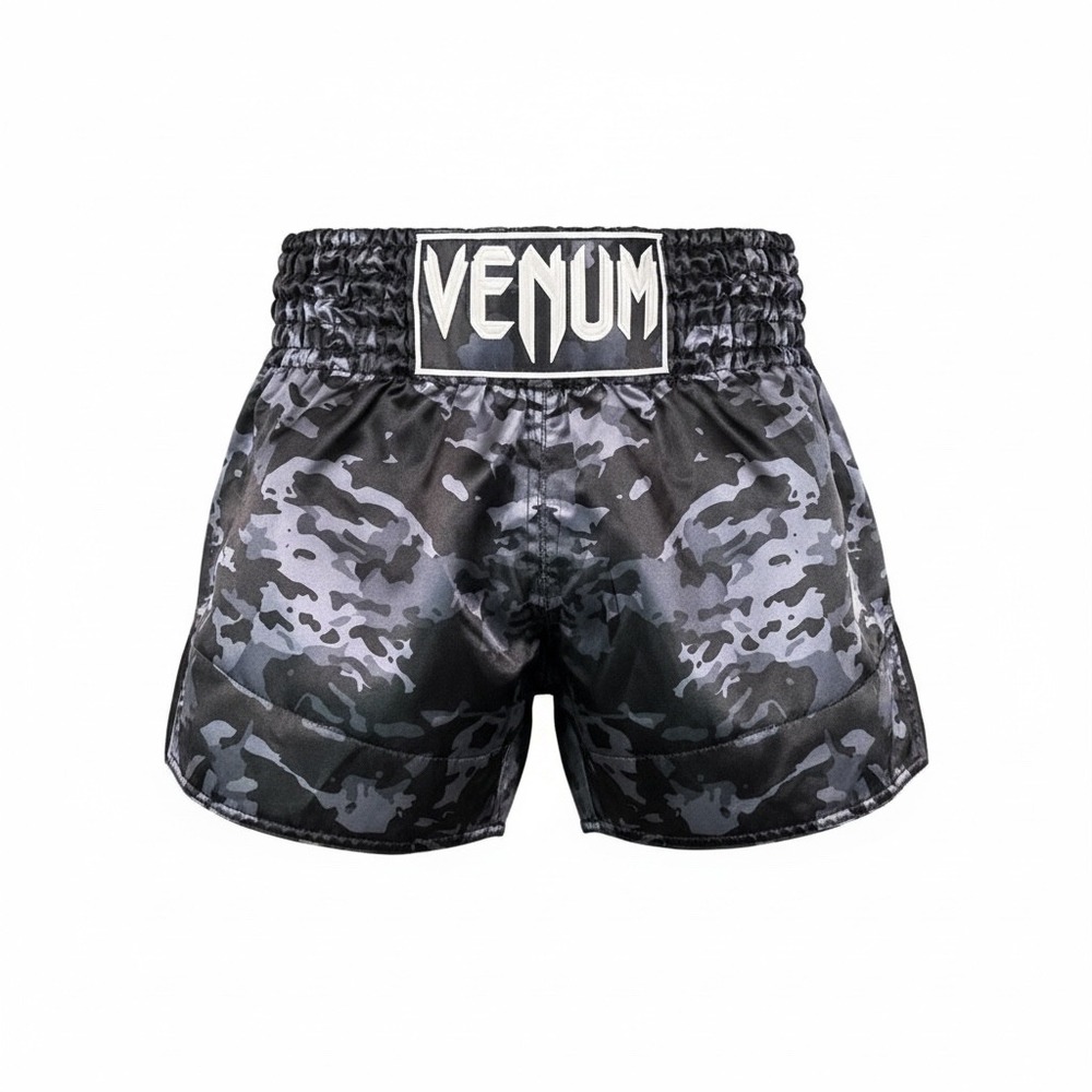 Venum Classic‎ Muay Thai Shorts Dark Camo Size S Men's MMA Fight Training
